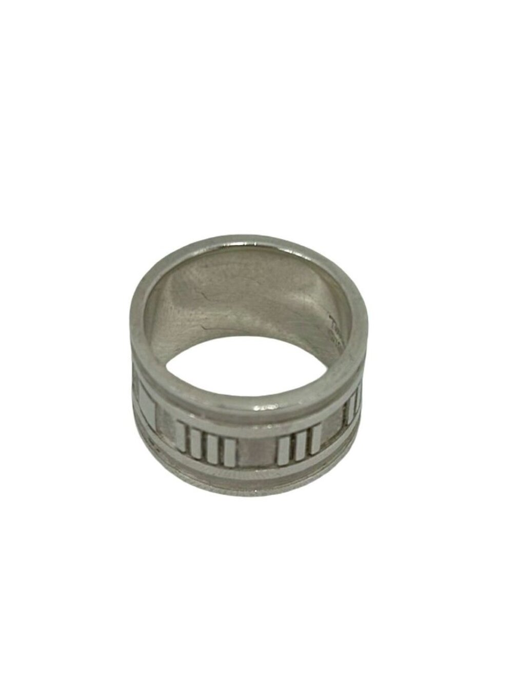 Tiffany & Co Vintage Wide Atlas Ring 925 Sterling Silver - Picture 4 of 8